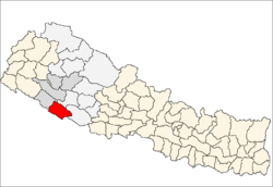 Localisation du district de Banke