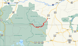 Beartooth Highway map.svg
