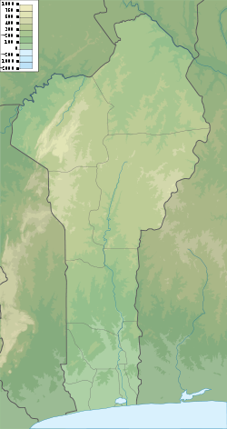 Benin physical map.svg