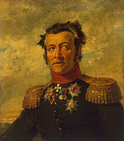 Portrait de Gregor Berg par George Dawe, Musée de la Guerre du Palais d'Hiver, musée de l'Hermitage, Saint-Pétersbourg