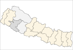 Localisation de la zone de Bheri
