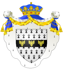 Armes du Duc de Massa, Pair de France