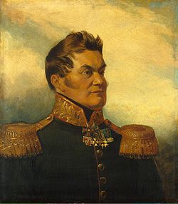 Portrait d'Andreï Vassilievitch Bogdanovski, une œuvre du peintre George Dawe, Musée de la Guerre du Palais d'Hiver, musée de l'Hermitage, Saint-Petersbourg.