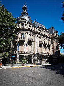 L'ambassade de France en Argentine, à Buenos Aires
