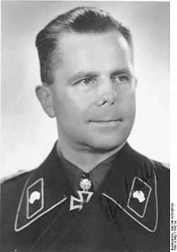 Eberbach en tant qu'Oberst dans la Panzerwaffe.