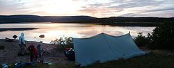 Campsite on George River, Quebec panorama.jpg