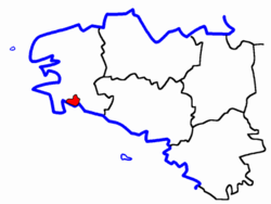 Localisation du Canton de Fouesnant
