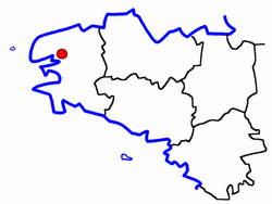 Localisation du Canton de Guipavas