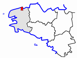 Localisation du Canton de Saint-Pol-de-Léon