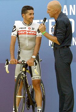 Carlos Sastre Tour 2010 team presentation.jpg