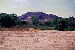 Vue du Cerro El Chino, un des cônes volcaniques du Cerro Cinotepeque.