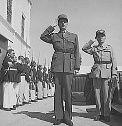 avec le général de Gaulle à Tunis