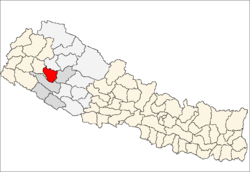 Localisation du district de Dailekh