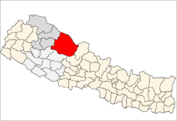 Localisation du district de Dolpa