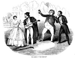 Représentation de Don Pasquale à Londres.Illustrated London News, 8 juillet 1843