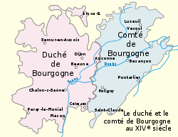 Le comté de Bourgogne