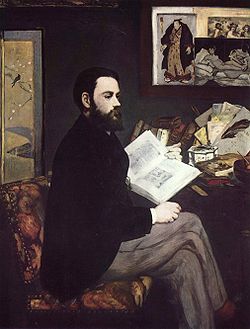 Émile Zola, par Édouard Manet