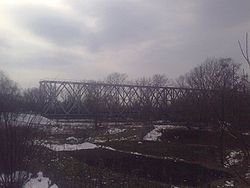 Le pont Eiffel.