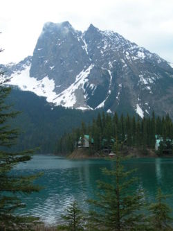 Le mont Burgess et l'Emerald Lake