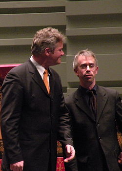 Pierre Hantaï (à droite) lors de La Folle Journée de Nantes 2009