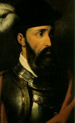 Francisco Pizarro, conquistador espagnol (1475-1541), vainqueur des Incas du Pérou en 1532.