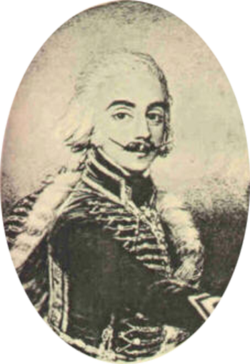 Le colonel de hussard Charles de Frégeville