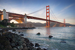 Le Golden Gate Bridge, symbole de San Francisco