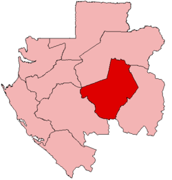 Localisation d'Ogooué-Lolo au Gabon