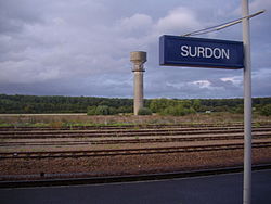 La gare de Surdon.