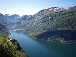 Vue du Geirangerfjord.