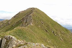 Vue du versant méridional du mont de la Gragliasca