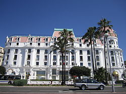 La façade de l'hôtel Negresco