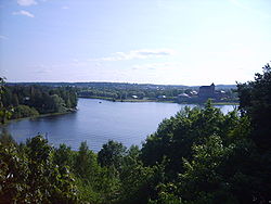 Panorama du lac.
