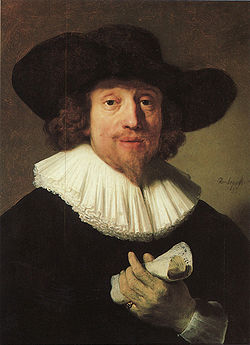 Heinrich Schütz, c. 1635?, (Corcoran Gallery of Art, Washington, D.C.), par Rembrandt.