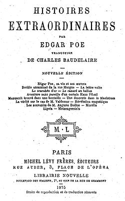 Première de couverture de l'édition de 1875, Paris