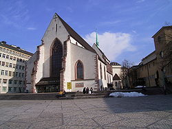 Le Musée d'histoire de Bâle dans l'ancienne église des Franciscains (Barfüsserkirche)