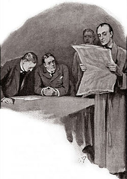 Illustration du roman par Sidney Paget (1860 - 1908)