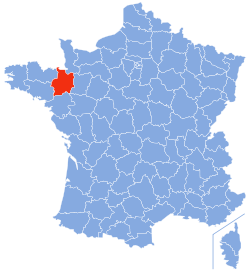 Localisation d’Ille-et-Vilaine en France