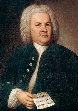 J.S. Bach en 1748 Portrait  par Elias Gottlob Haussmann (1702-1766)Altes Rathaus à Leipzig