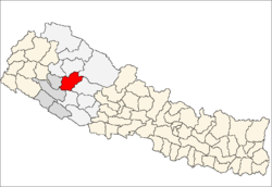 Localisation du district de Jajarkot