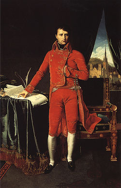 Jean Auguste Dominique Ingres, Portrait de Napoléon Bonaparte en premier consul.jpg