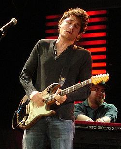 John Mayer lors du Crossroads Guitar Festival le 28 juillet 2007