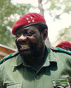Jonas Savimbi en 1989