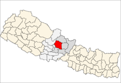 Localisation du district de Kaski