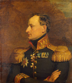 Portrait de Konstantin Khristoforovitch von Beckendorff, œuvre du peintre George Dawe, Musée de la Guerre du Palais d'Hiver, musée de l'Ermitage, à Saint-Pétersbourg.