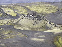 Le cratère Lakagígar en 2004