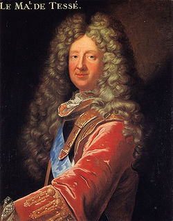Le maréchal de Tessé. Copie d'après Hyacinthe Rigaud, 1700, Le Mans, musée Tessé