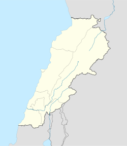 (Voir situation sur carte : Liban)