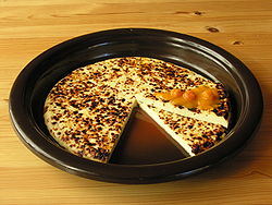 Leipäjuusto cheese with cloudberry jam.jpg