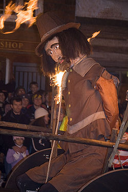 Lewes Bonfire, Guy Fawkes effigy.jpg